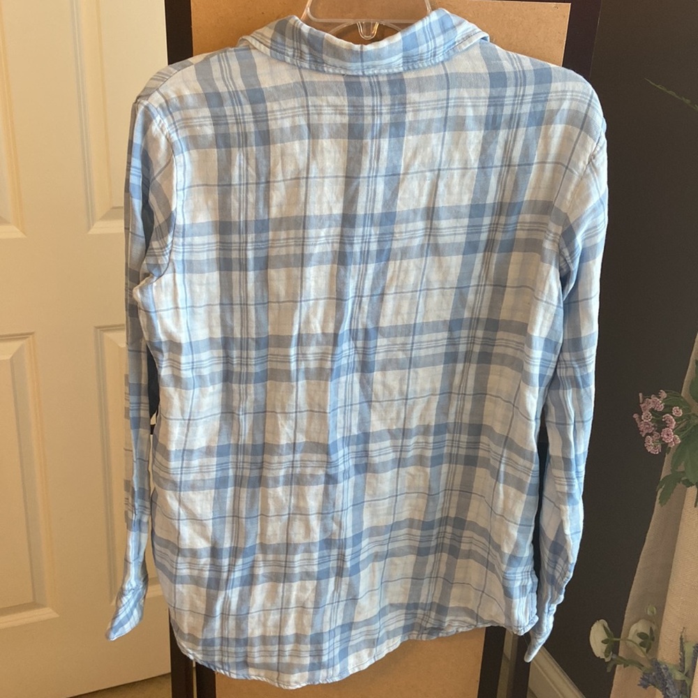 NWT Sanctuary plaid button down shirt. XS - Picture 8 of 16